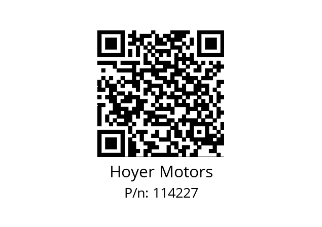   Hoyer Motors 114227