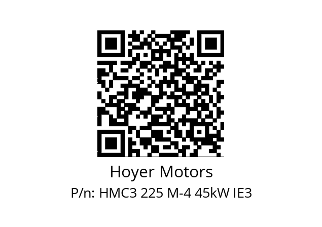   Hoyer Motors HMC3 225 M-4 45kW IE3