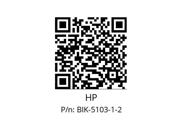   HP BIK-5103-1-2