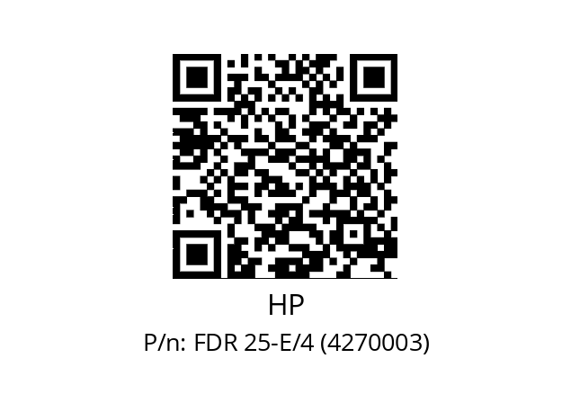   HP FDR 25-E/4 (4270003)