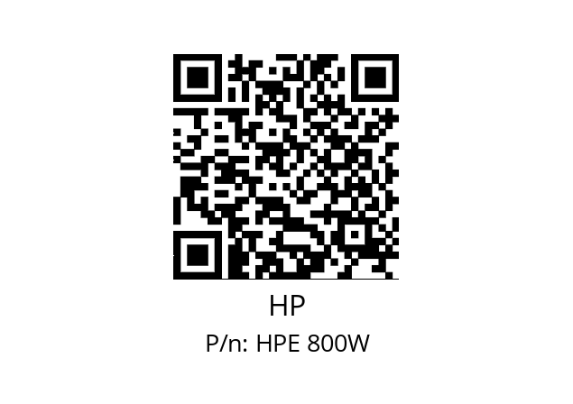   HP HPE 800W