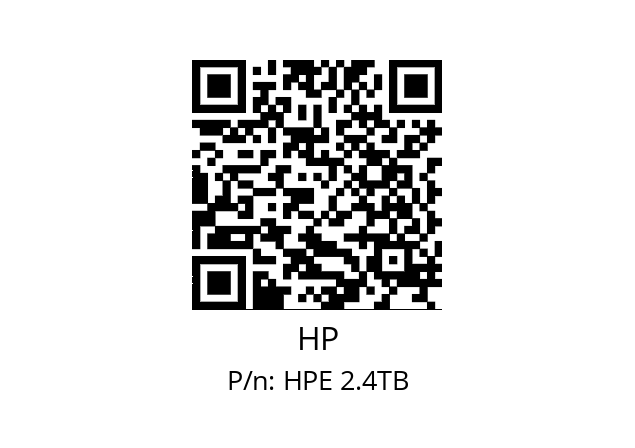   HP HPE 2.4TB