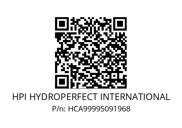   HPI HYDROPERFECT INTERNATIONAL HCA99995091968