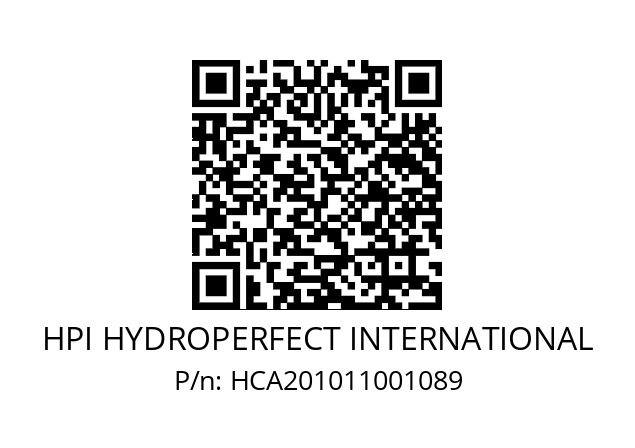   HPI HYDROPERFECT INTERNATIONAL HCA201011001089