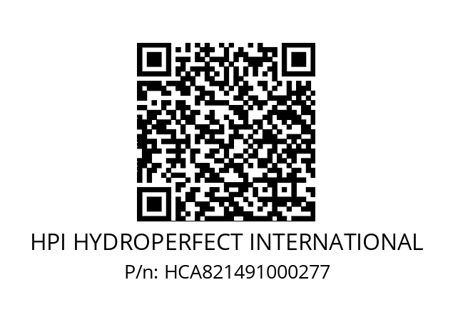   HPI HYDROPERFECT INTERNATIONAL HCA821491000277