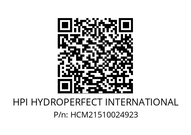   HPI HYDROPERFECT INTERNATIONAL HCM21510024923