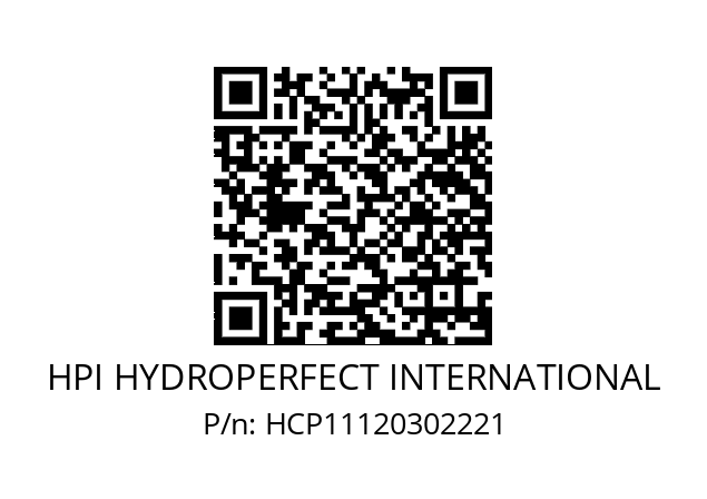   HPI HYDROPERFECT INTERNATIONAL HCP11120302221