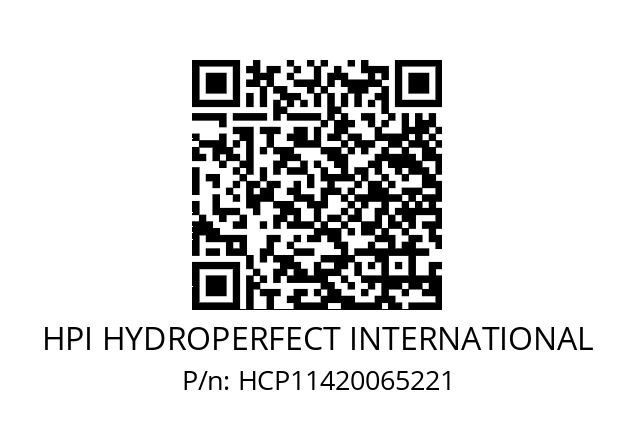   HPI HYDROPERFECT INTERNATIONAL HCP11420065221