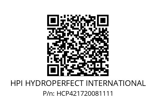   HPI HYDROPERFECT INTERNATIONAL HCP421720081111