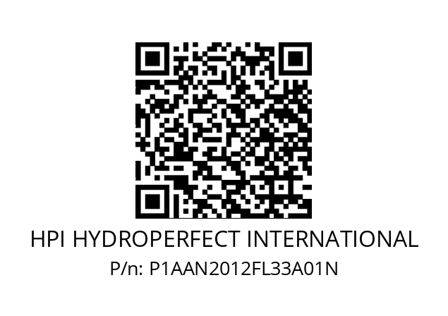   HPI HYDROPERFECT INTERNATIONAL P1AAN2012FL33A01N