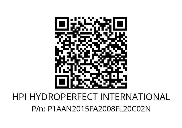   HPI HYDROPERFECT INTERNATIONAL P1AAN2015FA2008FL20C02N