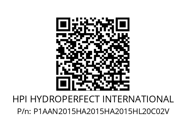   HPI HYDROPERFECT INTERNATIONAL P1AAN2015HA2015HA2015HL20C02V