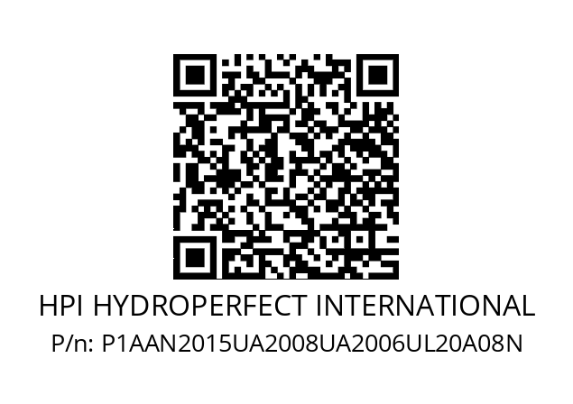   HPI HYDROPERFECT INTERNATIONAL P1AAN2015UA2008UA2006UL20A08N