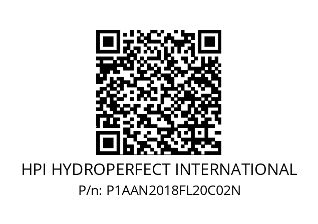   HPI HYDROPERFECT INTERNATIONAL P1AAN2018FL20C02N