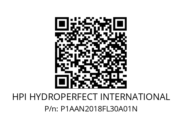   HPI HYDROPERFECT INTERNATIONAL P1AAN2018FL30A01N