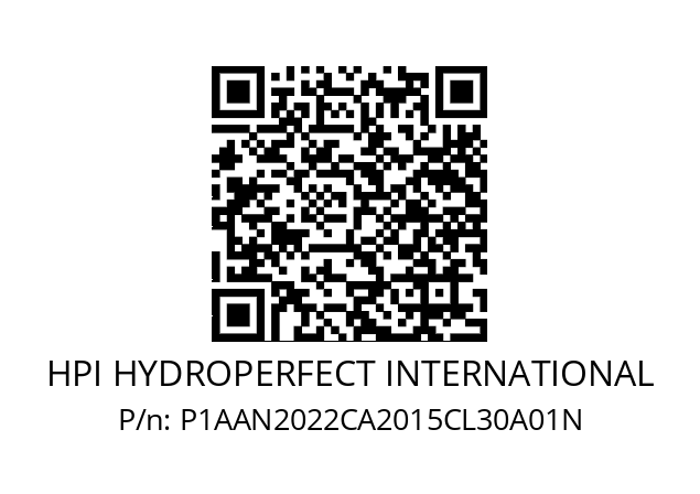   HPI HYDROPERFECT INTERNATIONAL P1AAN2022CA2015CL30A01N