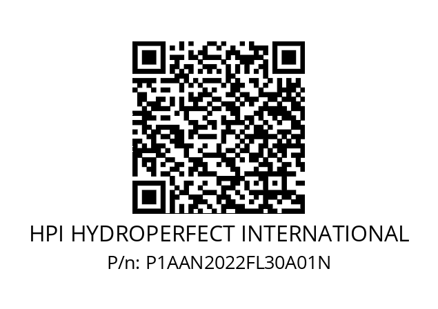   HPI HYDROPERFECT INTERNATIONAL P1AAN2022FL30A01N