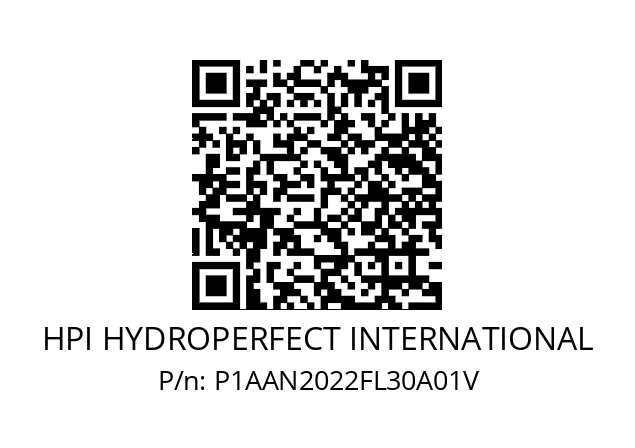   HPI HYDROPERFECT INTERNATIONAL P1AAN2022FL30A01V