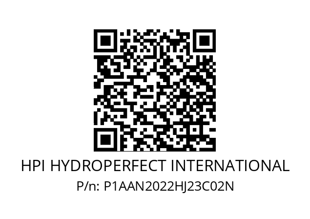   HPI HYDROPERFECT INTERNATIONAL P1AAN2022HJ23C02N