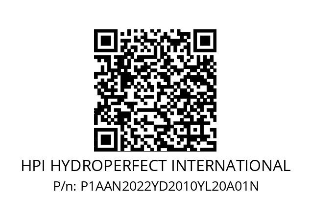   HPI HYDROPERFECT INTERNATIONAL P1AAN2022YD2010YL20A01N