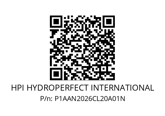   HPI HYDROPERFECT INTERNATIONAL P1AAN2026CL20A01N