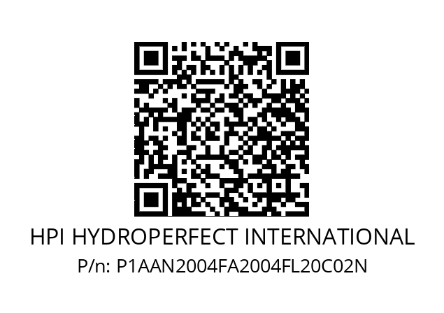   HPI HYDROPERFECT INTERNATIONAL P1AAN2004FA2004FL20C02N