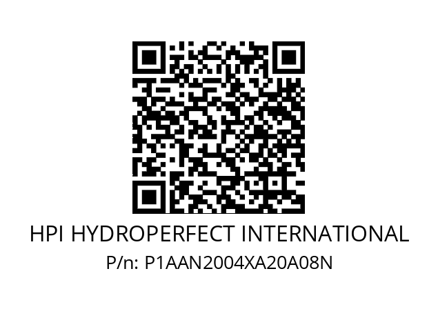   HPI HYDROPERFECT INTERNATIONAL P1AAN2004XA20A08N