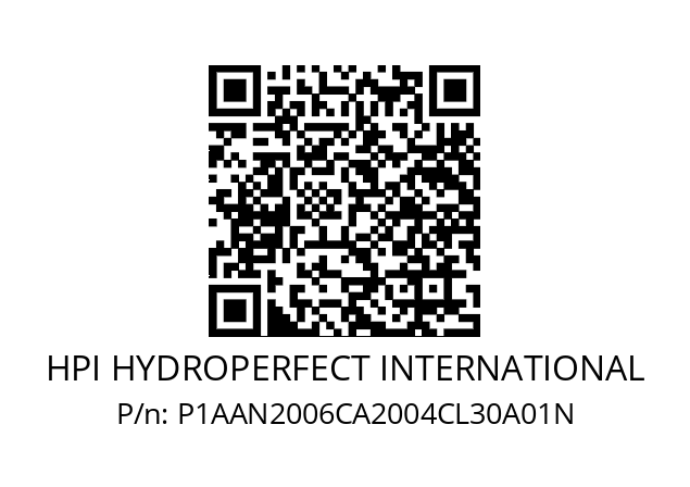   HPI HYDROPERFECT INTERNATIONAL P1AAN2006CA2004CL30A01N