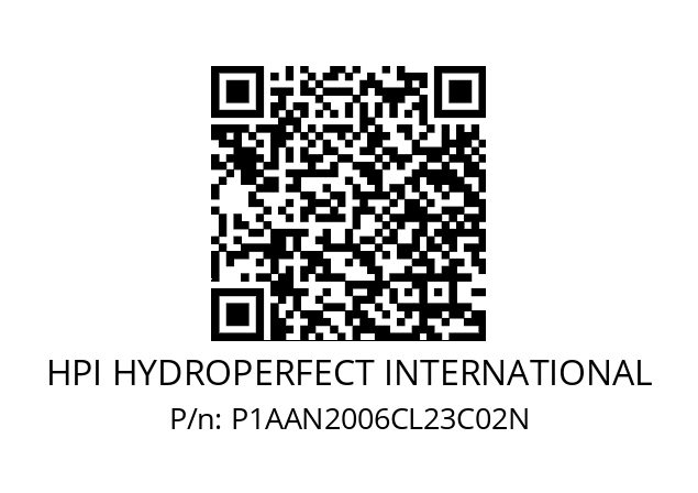   HPI HYDROPERFECT INTERNATIONAL P1AAN2006CL23C02N