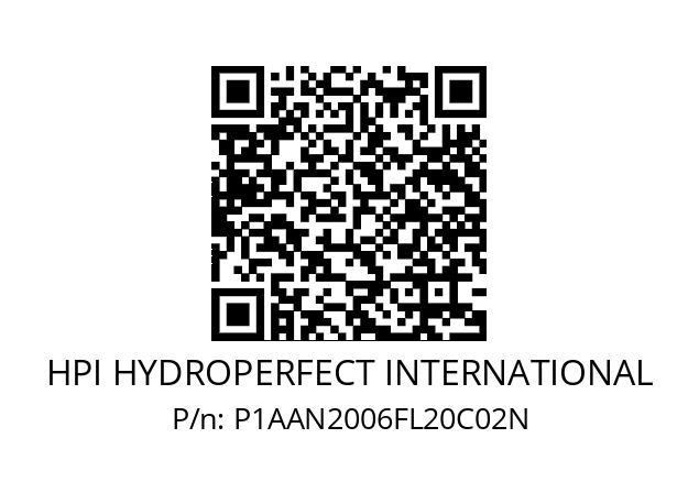   HPI HYDROPERFECT INTERNATIONAL P1AAN2006FL20C02N