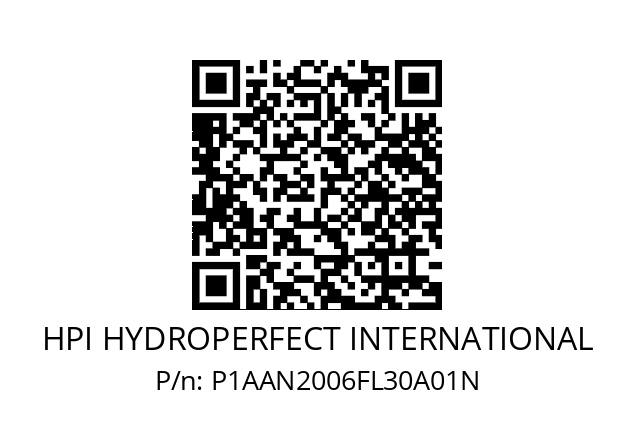   HPI HYDROPERFECT INTERNATIONAL P1AAN2006FL30A01N