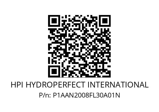   HPI HYDROPERFECT INTERNATIONAL P1AAN2008FL30A01N