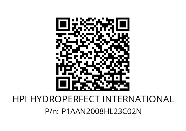   HPI HYDROPERFECT INTERNATIONAL P1AAN2008HL23C02N