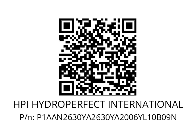   HPI HYDROPERFECT INTERNATIONAL P1AAN2630YA2630YA2006YL10B09N