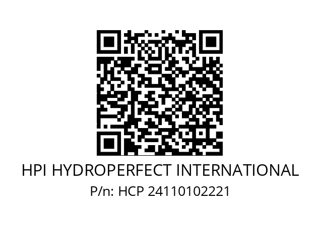   HPI HYDROPERFECT INTERNATIONAL HCP 24110102221