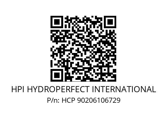   HPI HYDROPERFECT INTERNATIONAL HCP 90206106729