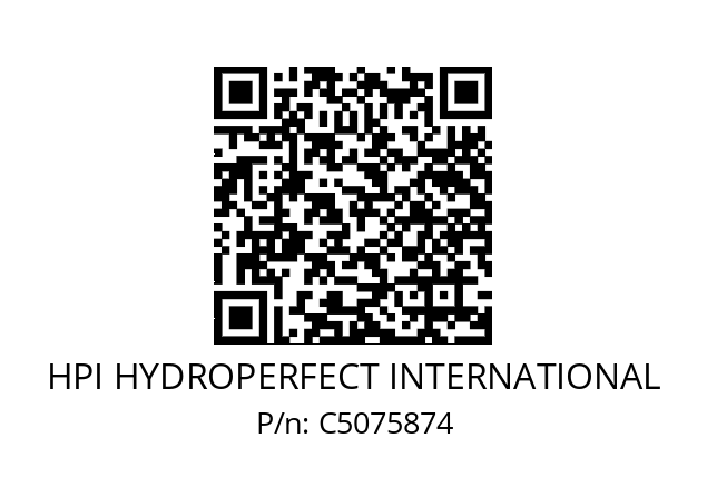   HPI HYDROPERFECT INTERNATIONAL C5075874