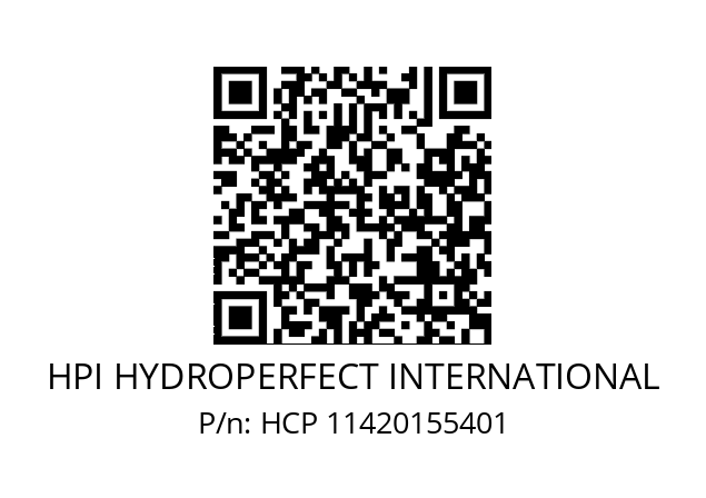   HPI HYDROPERFECT INTERNATIONAL HCP 11420155401