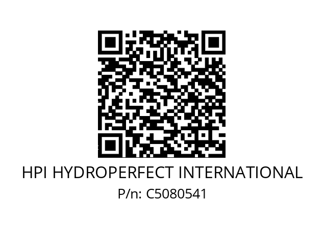   HPI HYDROPERFECT INTERNATIONAL C5080541