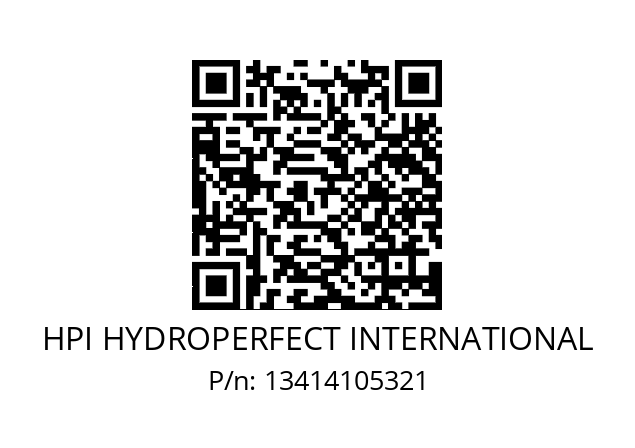   HPI HYDROPERFECT INTERNATIONAL 13414105321