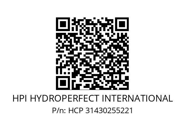   HPI HYDROPERFECT INTERNATIONAL HCP 31430255221