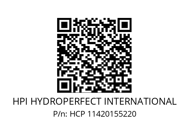   HPI HYDROPERFECT INTERNATIONAL HCP 11420155220