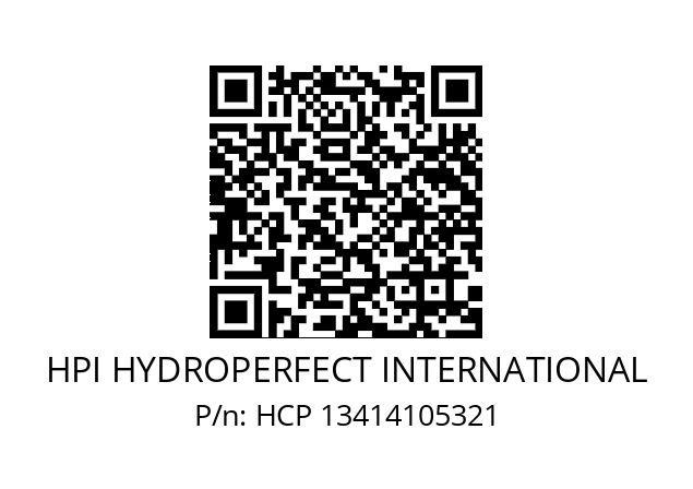   HPI HYDROPERFECT INTERNATIONAL HCP 13414105321