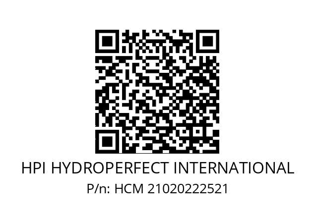   HPI HYDROPERFECT INTERNATIONAL HCM 21020222521