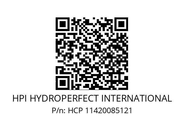   HPI HYDROPERFECT INTERNATIONAL HCP 11420085121