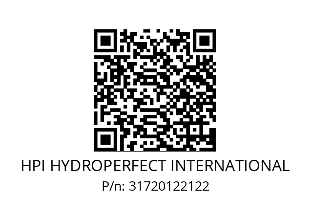   HPI HYDROPERFECT INTERNATIONAL 31720122122