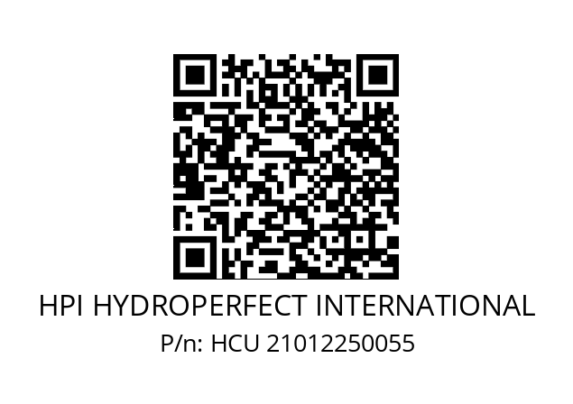   HPI HYDROPERFECT INTERNATIONAL HCU 21012250055