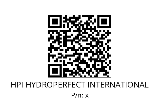   HPI HYDROPERFECT INTERNATIONAL х