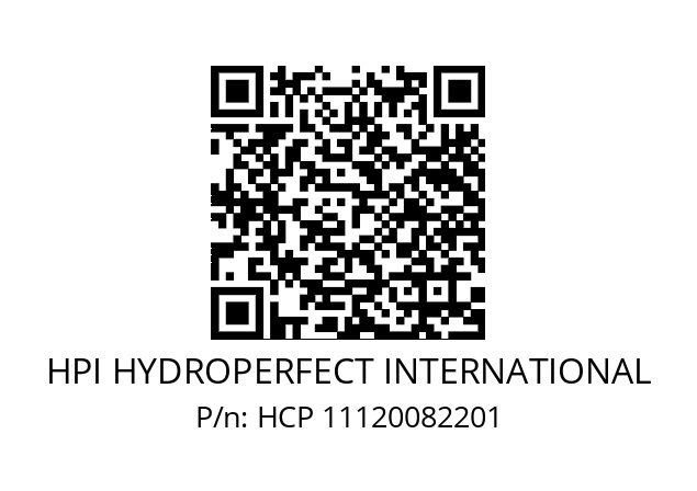   HPI HYDROPERFECT INTERNATIONAL HCP 11120082201