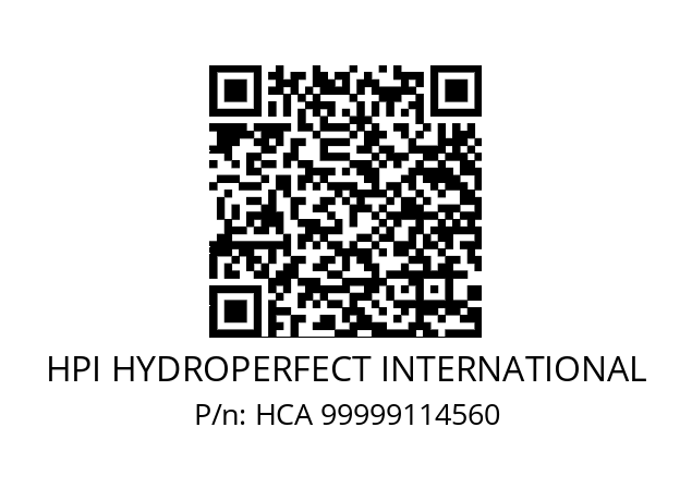   HPI HYDROPERFECT INTERNATIONAL HCA 99999114560